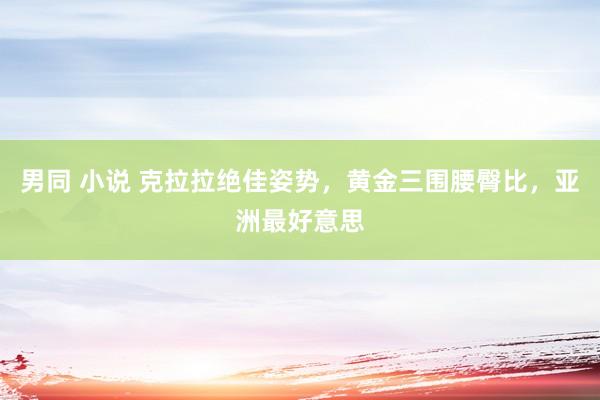 男同 小说 克拉拉绝佳姿势，黄金三围腰臀比，亚洲最好意思