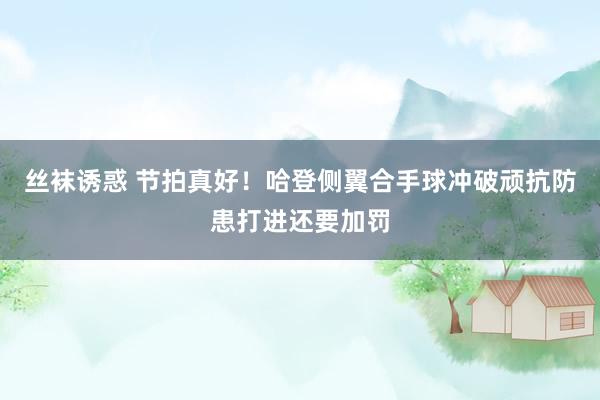 丝袜诱惑 节拍真好！哈登侧翼合手球冲破顽抗防患打进还要加罚