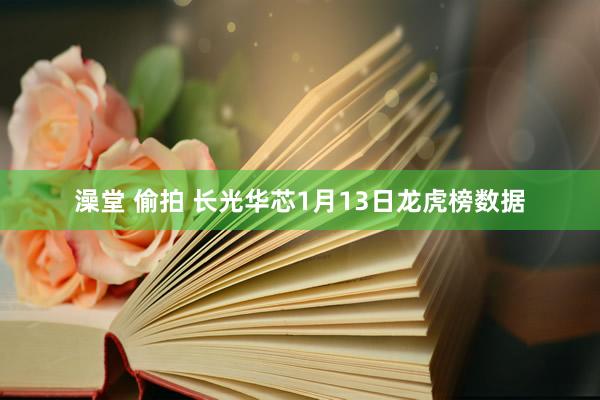 澡堂 偷拍 长光华芯1月13日龙虎榜数据