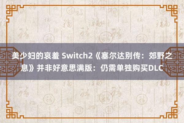 美少妇的哀羞 Switch2《塞尔达别传：郊野之息》并非好意思满版：仍需单独购买DLC
